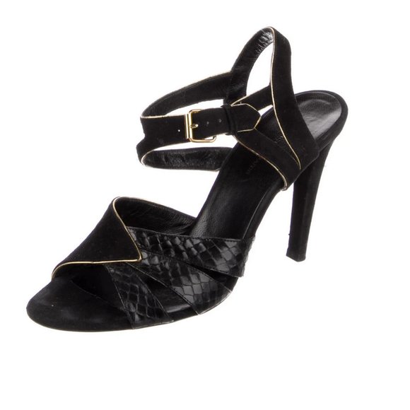 Balenciaga Embossed Slingback Sandals - Picture 3 of 5